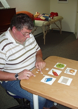 Therapiesituation mit einem Erwachsenen